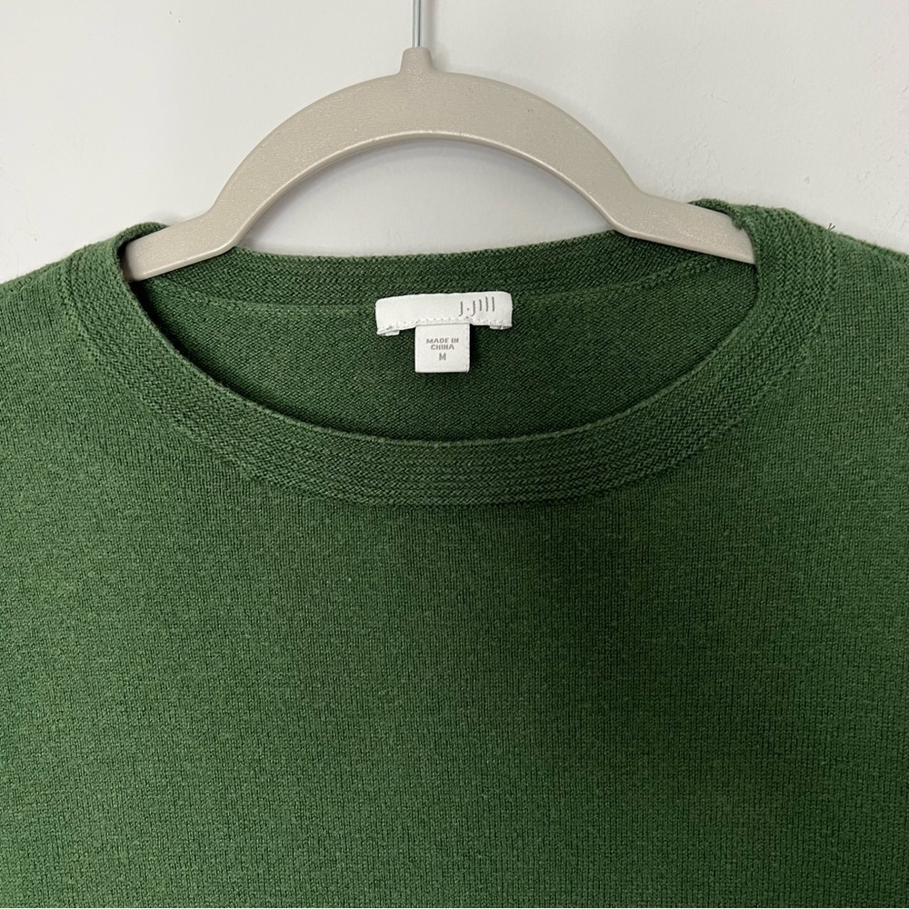 Women’s J. Jill Green Basic Knit Pullover Sweater… - image 3